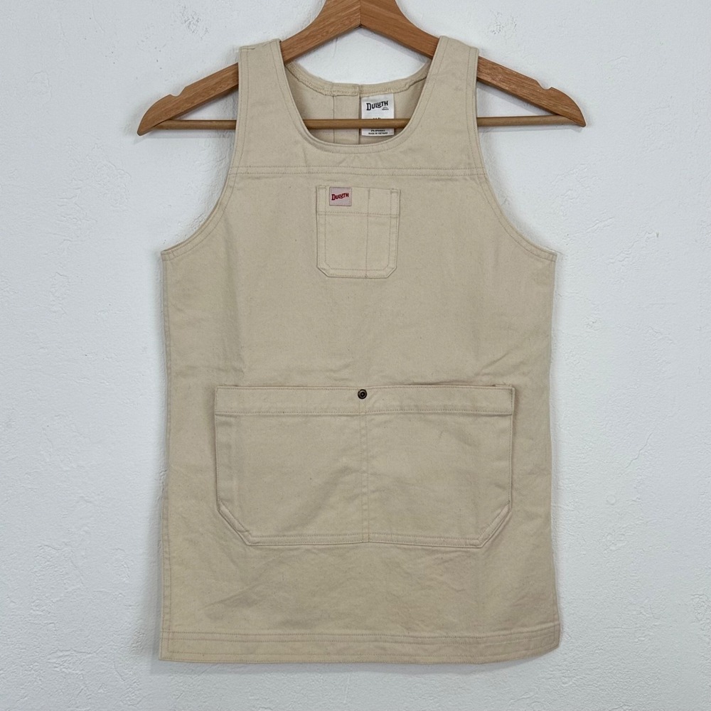 Womens Duluth Trading Heirloom Gardening Apron Smock Sz Medium Utility Denim